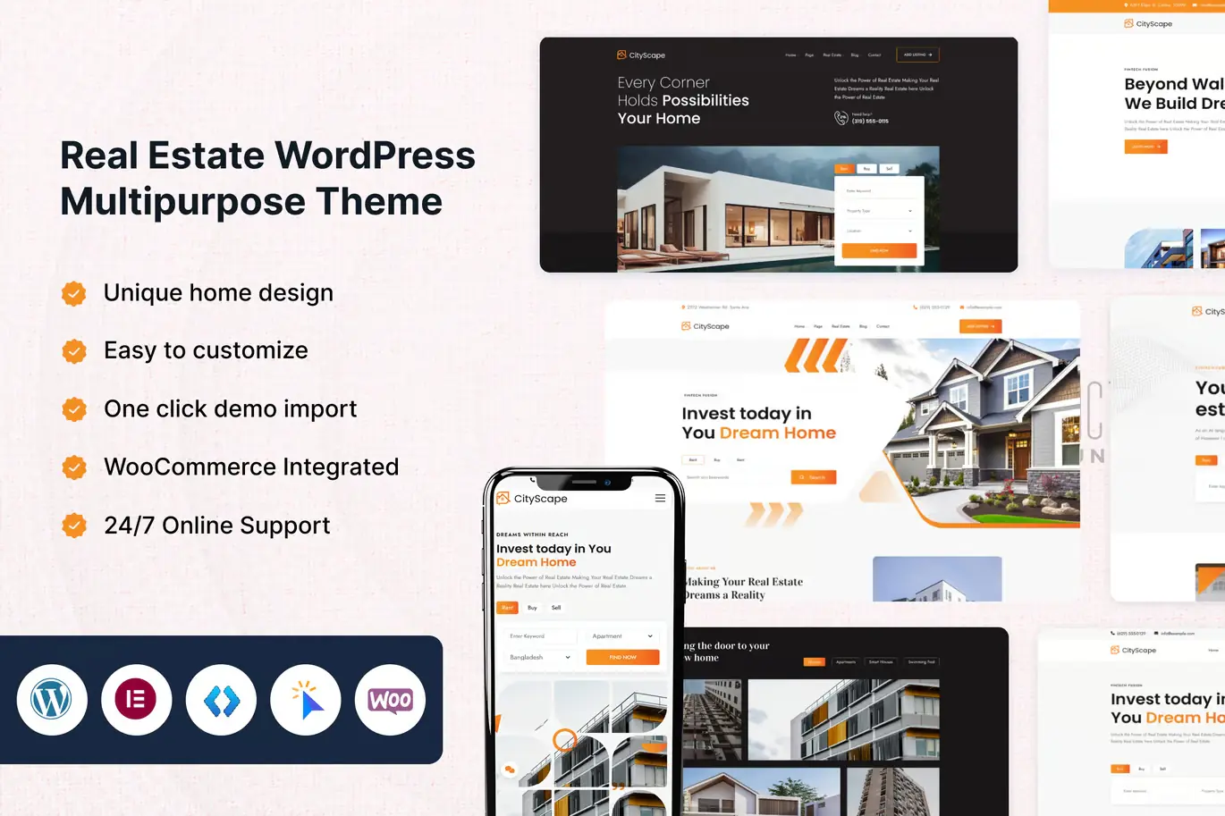 CityScape – Real Estate WordPress Theme