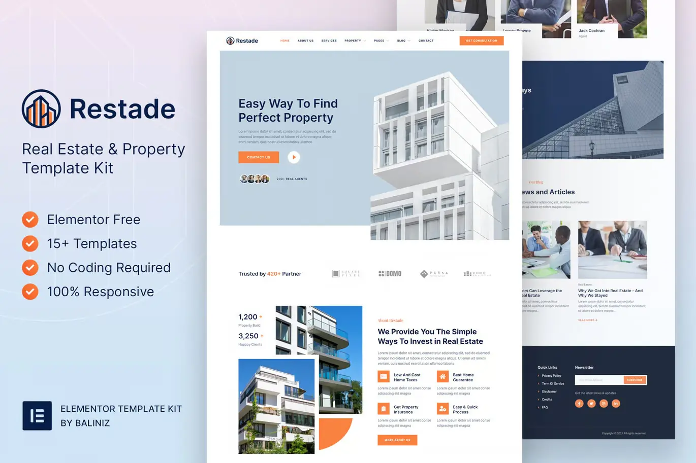 Astana - Real Estate & Architecture Elementor Template Kit