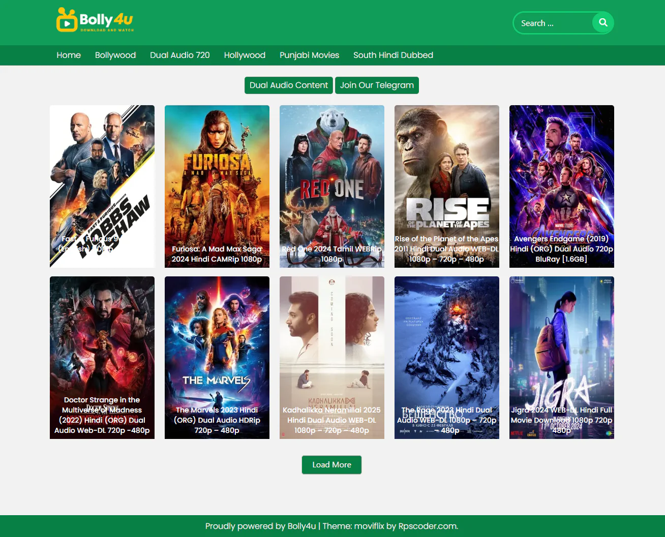 Moviflix - Movie Download Wordpress Theme